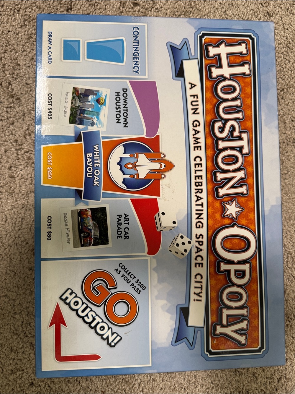 Houston opoly Board Game - Space City
